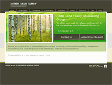 Tablet Screenshot of northlandfamilycounselling.com